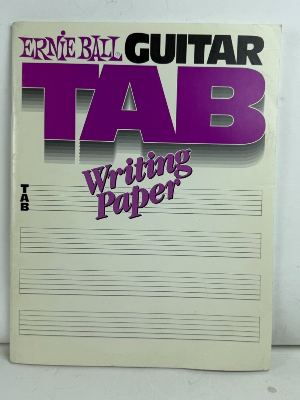 Ernie Ball Guitar TAB Writing Paper Manuscript Music Staff Notebook Blank Sheet